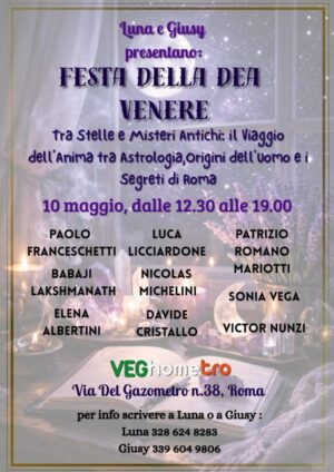 festa-della-dea-venere-roma-10-maggio-2026